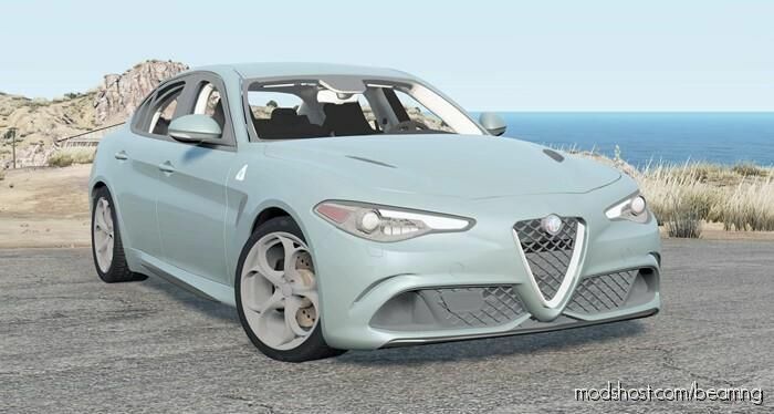 BeamNG Alfa Romeo Car Mod: Giulia Quadrifoglio (952) 2017 (Featured)