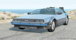 BeamNG Car Mod: Delorean DMC-12 Time Machine (Featured)