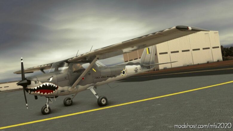 MSFS 2020 Cessna Livery Mod: 152 Camouflage ( Brazilian AIR Force Fictional Paint Scheme) (Featured)