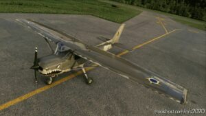 MSFS 2020 Cessna Livery Mod: 152 Camouflage ( Brazilian AIR Force Fictional Paint Scheme) (Image #2)