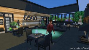 Sims 4 House Mod: Botanique Restaurant (NO CC) (Image #10)