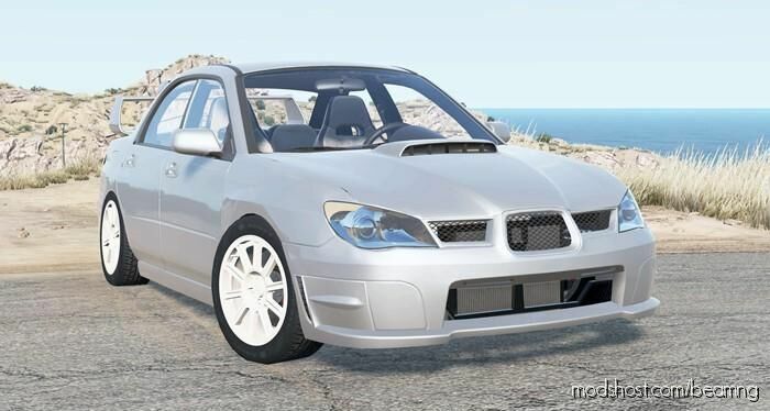 BeamNG Subaru Car Mod: Impreza WRX STI (GDB) 2006 V1.1 (Featured)