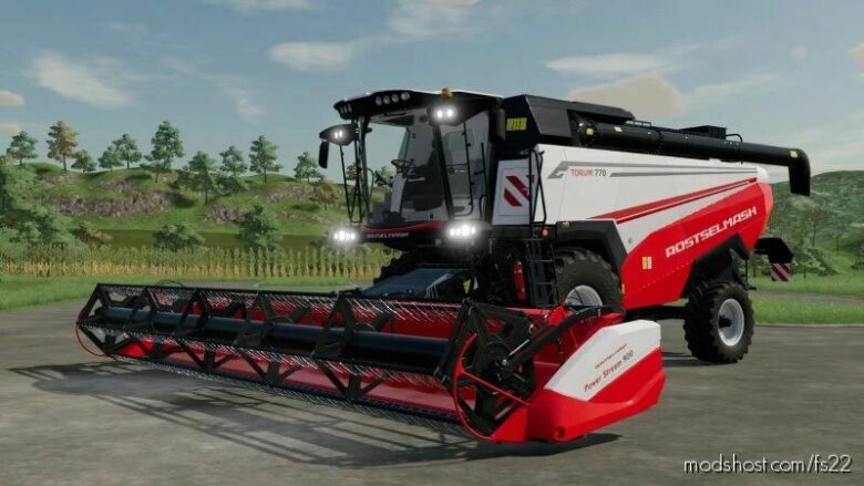 FS22 Rostselmash Combine Mod: Torum 770 (Featured)