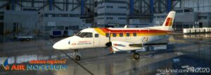 MSFS 2020 Embraer Livery Mod: Nextgensim-Emb110P1-Bandeirante-Air-Nostrum (Image #2)