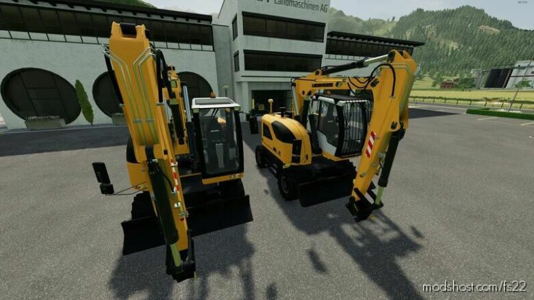 FS22 Liebherr Forklift Mod: A914 Compact (Featured)