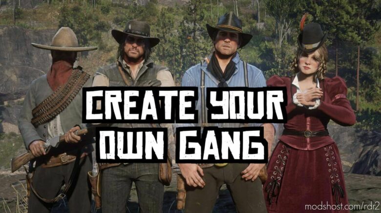 RDR2 Script Mod: Custom Gang Mod (Featured)