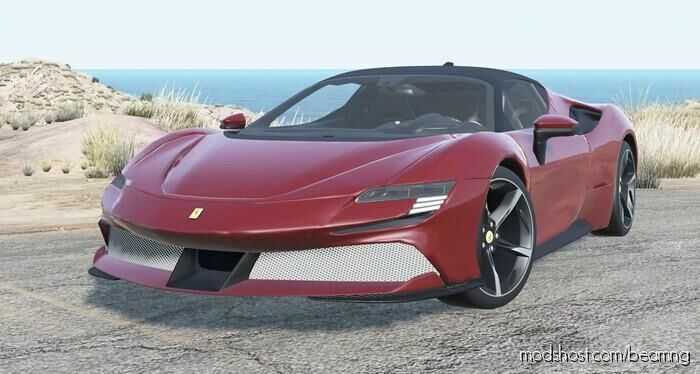 BeamNG Ferrari Car Mod: SF90 Stradale (F173) 2020 (Featured)