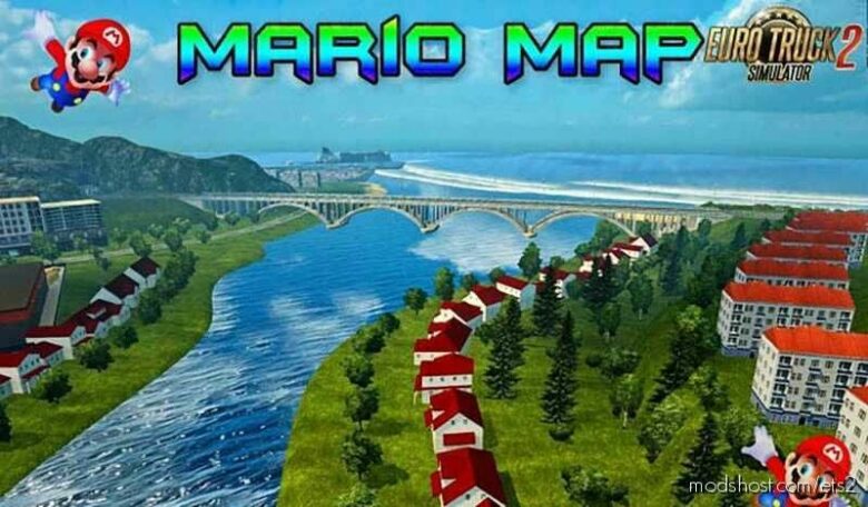 ETS2 Mod: Mario Map 1.43 (Featured)