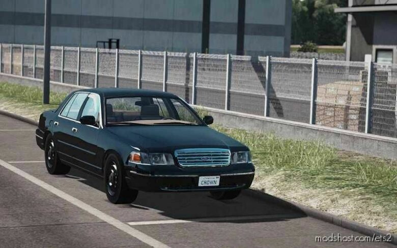 ETS2 Ford Car Mod: Crown Victoria V1R90 1.43 (Featured)