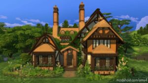 Sims 4 House Mod: Nature Lover Cottage – NO CC (Image #10)