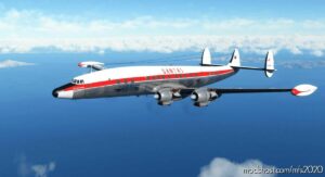 MSFS 2020 Qantas Livery Mod: L-1049G Super Constellation Qantas Vh-Eab | 1960 (Image #2)