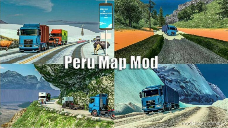 ETS2 Mod: Map Puno Peru (Convoy Ready) 1.41 - 1.43 (Featured)