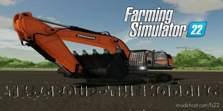 FS22 Forklift Mod: Excavatrice Doosan 120T (Featured)