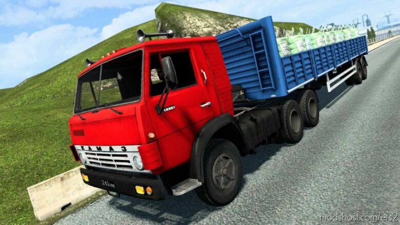 ETS2 Kamaz Truck Mod: 5410 Modified OQ37 V1.43.X (Featured)