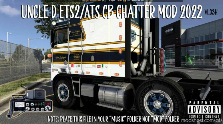 ATS Mod: Uncle D CB Chatter Mod 1.43 (Featured)