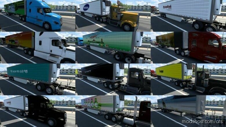 ATS Mod: Myanmar Brands And World Brands Traffic V5 (Featured)