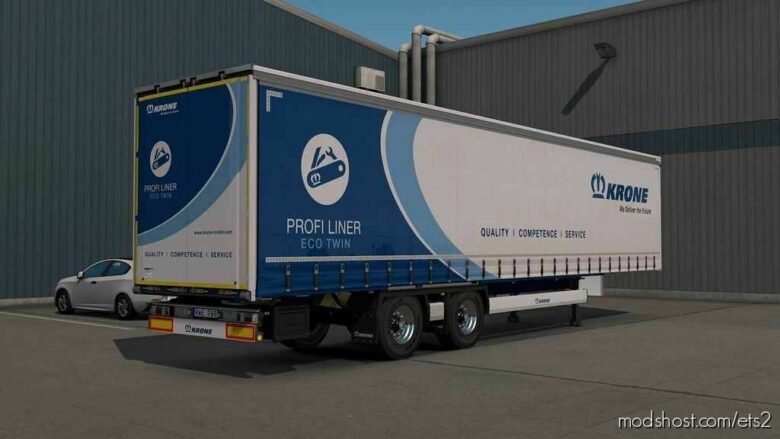 ETS2 Standalone Trailer Mod: Reworked Krone Profiliner By Sogard3 V1.6.1 1.43 (Featured)