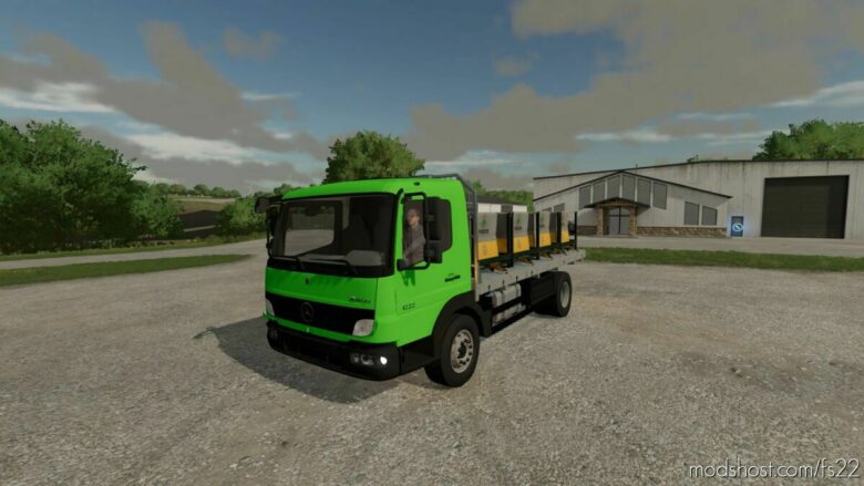 FS22 Mercedes-Benz Truck Mod: Atego 12-22 Autoload (Featured)