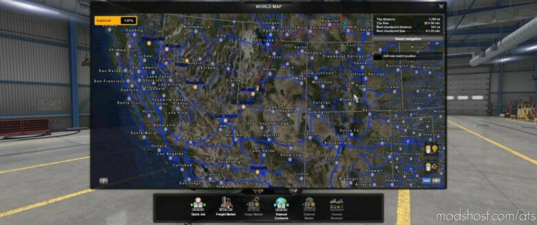 ATS Mod: USA Map 1.42 (Featured)