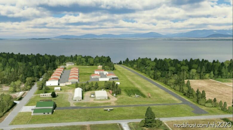 MSFS 2020 United States Mod: 13W – Camano Island Airport (Stanwood, Washington) (Featured)