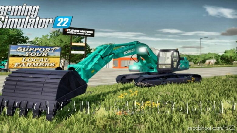 FS22 Forklift Mod: Kobleco SK680 Excavator (Featured)