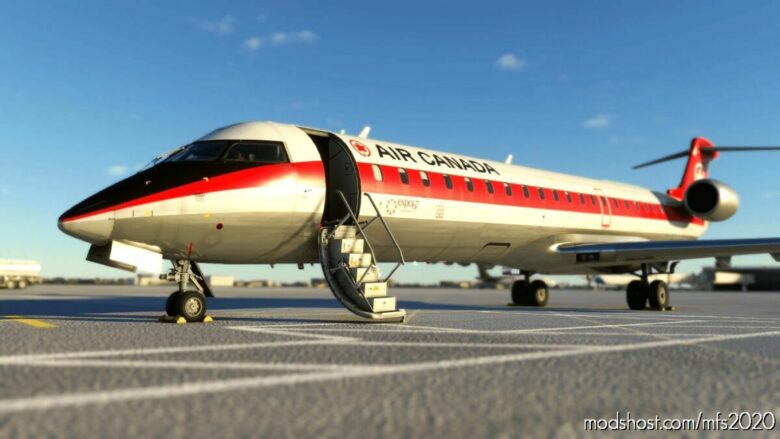 MSFS 2020 CRJ-700 Livery Mod: Aerosoft Bombardier CRJ-700 AIR Canada 1967 (Featured)