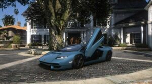 GTA 5 Lamborghini Vehicle Mod: 2022 Lamborghini Countach LPI800-4 (Image #3)