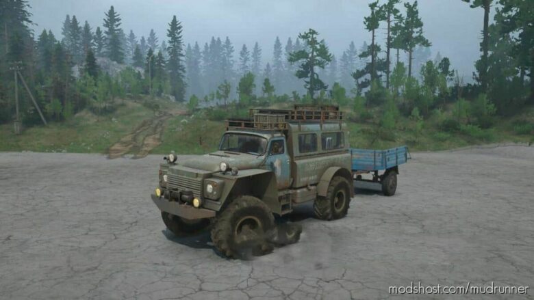 MudRunner Car Mod: Monster GAZ 4×4 (Featured)