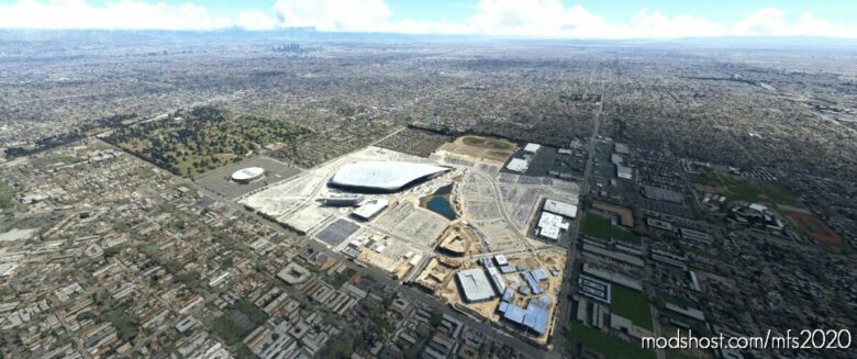 MSFS 2020 United States Scenery Mod: Sofi Stadium, LOS Angeles CA – USA (Featured)