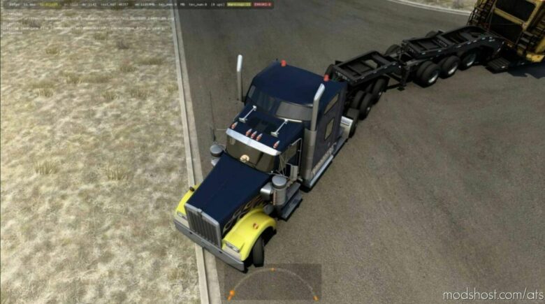 ATS Mod: Lifting Steering Axles For 8×4 Chassis V1.1 1.43 (Featured)