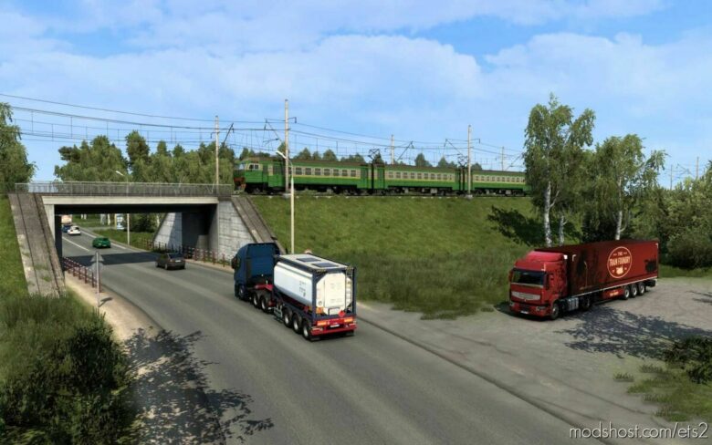 ETS2 RusMap Map Mod: Project Russia V5.1 1.43 (Featured)