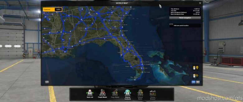 ATS Mod: K-Dog’s USA Map V2 1.43 (Featured)