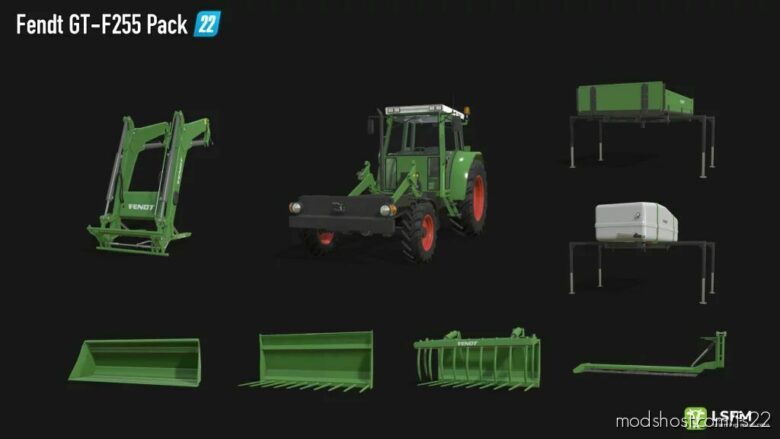 FS22 Fendt Mod: F255GT Pack (Featured)