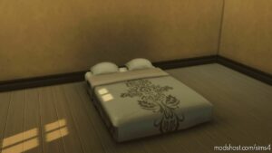 Sims 4 Object Mod: Functional Floor BED (Image #2)