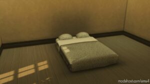 Sims 4 Object Mod: Functional Floor BED (Image #3)