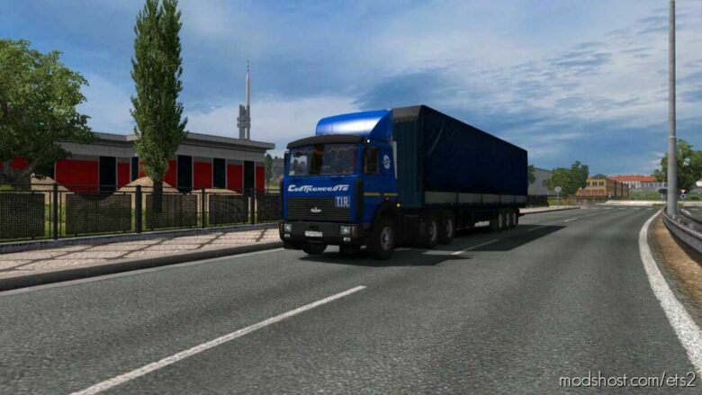 ETS2 MAZ Truck Mod: 54323 1.43 (Featured)