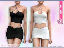 Sims 4 Female Clothes Mod: Belaloallure TAI SET (Featured)