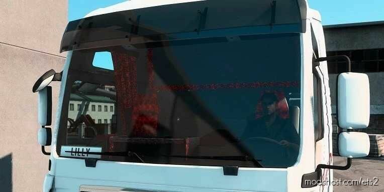 ETS2 MAN Mod: TGA RED Danish Plusch Interior + Exterior 1.43 (Featured)