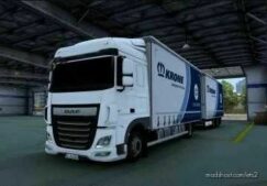 ETS2 Krone Part Mod: Tandem Krone Addon For DAF XF Euro 6 By Schumi V1.2 1.43 (Featured)