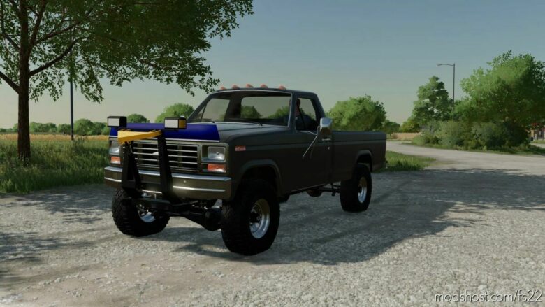 FS22 Ford Car Mod: 84 Ford F250 Farm Truck (Featured)