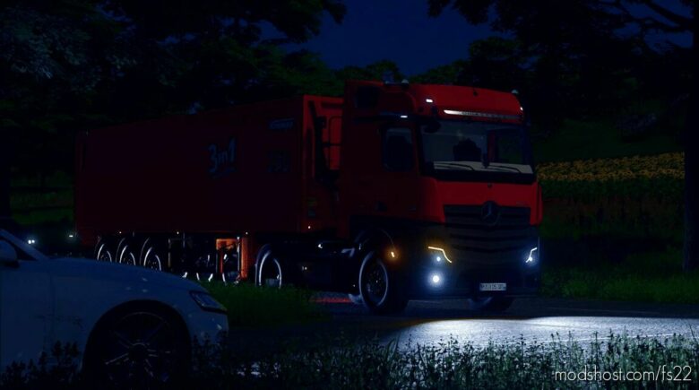 FS22 Mercedes-Benz Truck Mod: Actros 2020 (Featured)