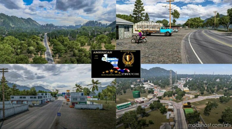 ATS Mod: NEW Central America Map Mod | Guatemala | EL Salvador | Honduras | Mapca 5 Estrellas V2.0 (Featured)