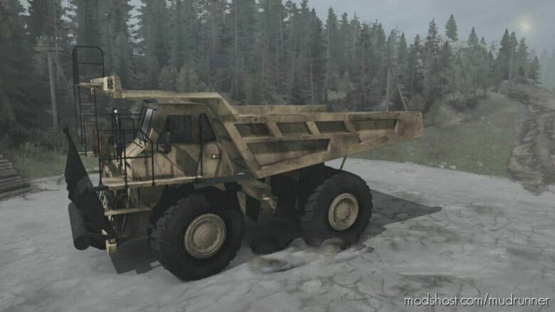 MudRunner Komatsu Truck Mod: HD985 V20.01.22 (Featured)