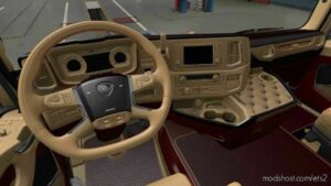 ETS2 Scania Mod: S & R RED – Beige LUX Interior 1.43 (Featured)