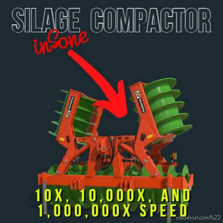 FS22 Cultivator Mod: Crazy Silage Compactor (Featured)