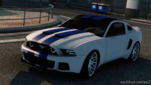 ETS2 Ford Car Mod: Mustang V1.4 1.43 (Featured)