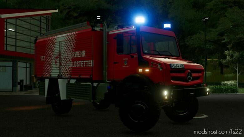 FS22 Mercedes-Benz Vehicle Mod: Schlingmann Unimog TLF3000 (Featured)