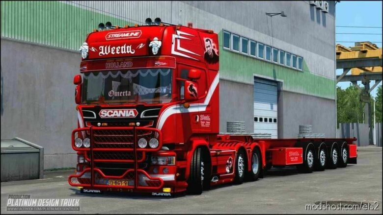 ETS2 Scania Truck Mod: Weeda Penoza Edition V1.43 (Featured)