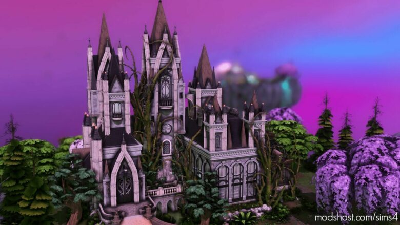 Sims 4 House Mod: Realm Of Magic Headquarters – NO CC (Featured)