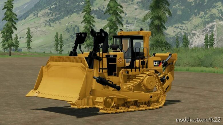 FS22 Caterpillar Forklift Mod: CAT D-10T (Featured)